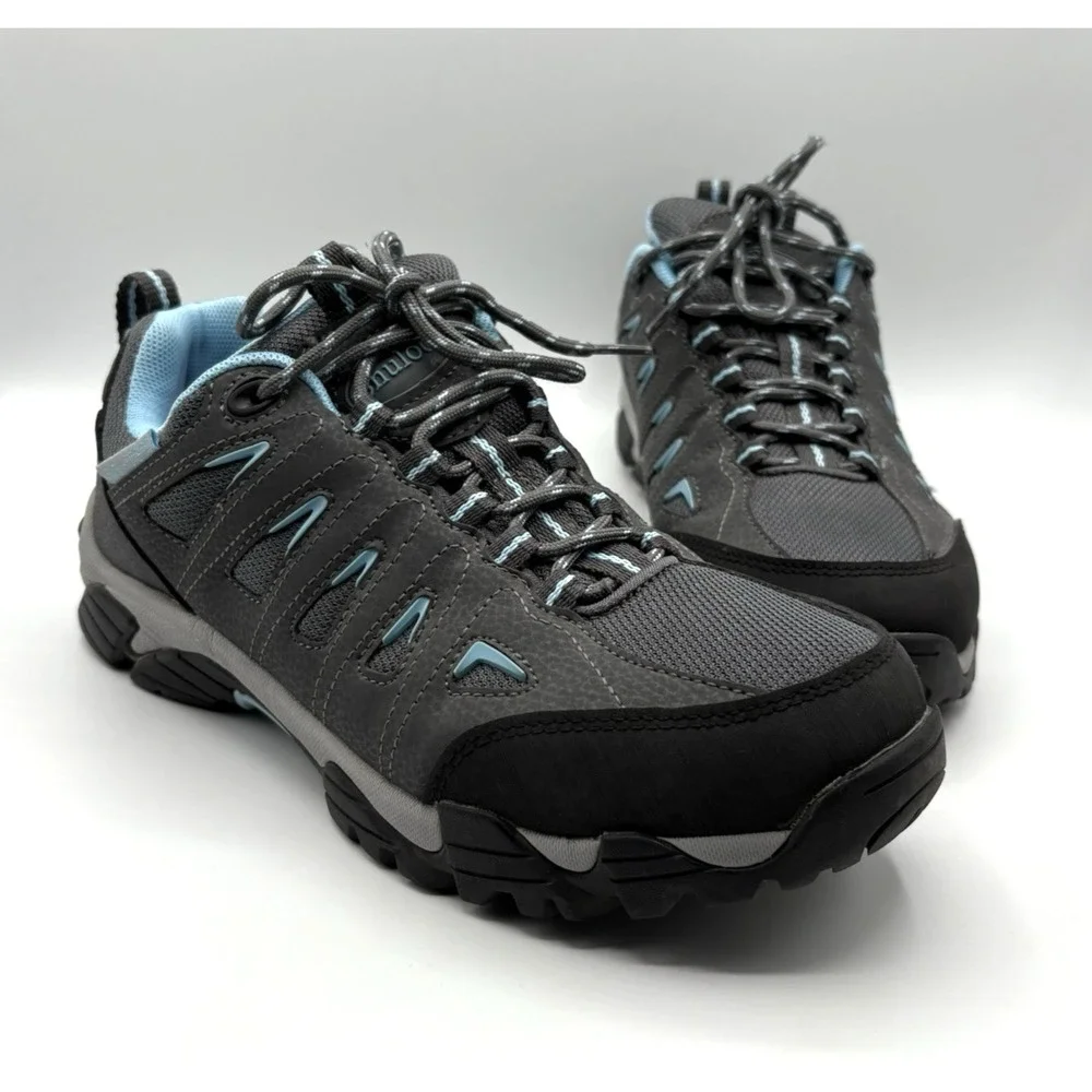 SHULOOK SL-Tex Hiking Shoe Women's Size 7 Gray Waterproof Non‎ Slip Shoe